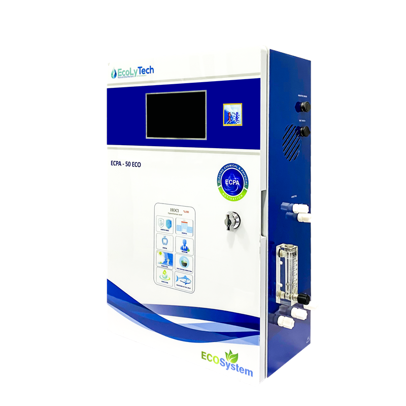 ECPA- HOCl-Deniz Suyu Anolit Modeli